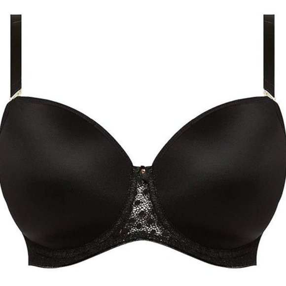 Freya Starlight Underwire T-Shirt Bra Black US 36K - Picture 1 of 13